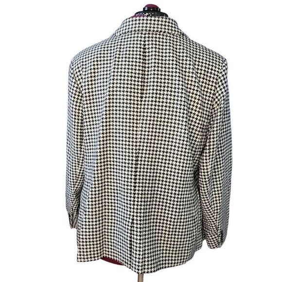Lauren Ralph Lauren Women's Houndstooth Twill Blazer (Size 20W) - Picture 4 of 8
